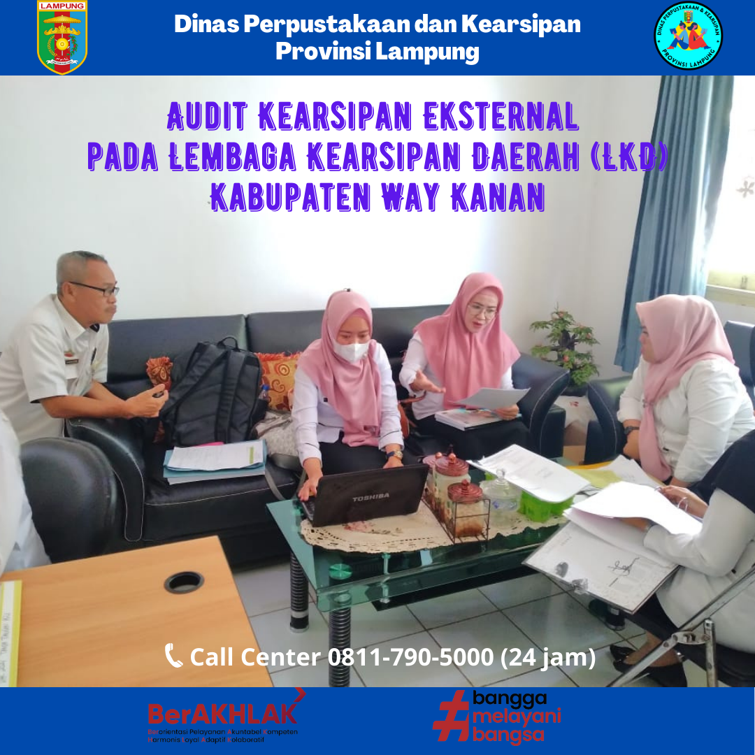 Audit Kearsipan Eksternal Pada Lembaga Kearsipan Daerah Kabupaten Way