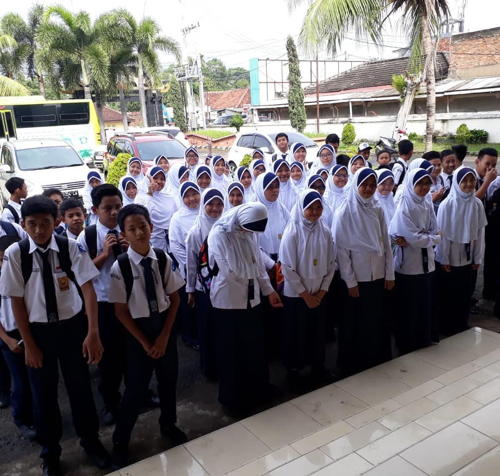 Kunjungan dari SMP Al-Kausar Bandar Lampung