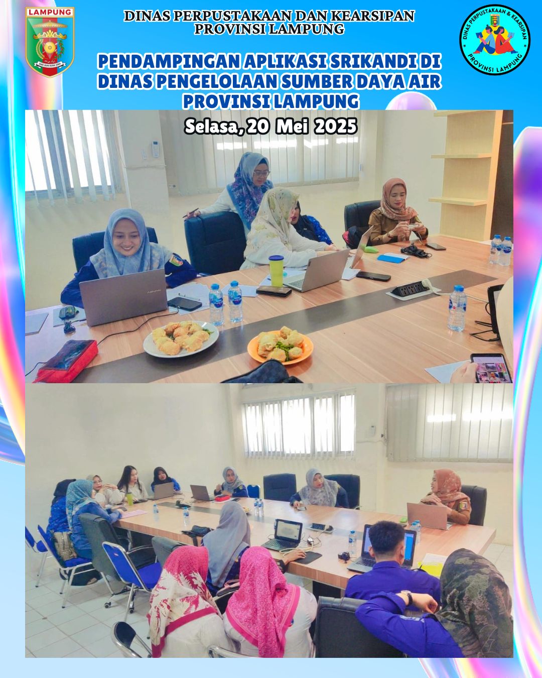Pendampingan Aplikasi Srikandi di Dinas Pengelolaan Sumber Daya Air Provinsi Lampung