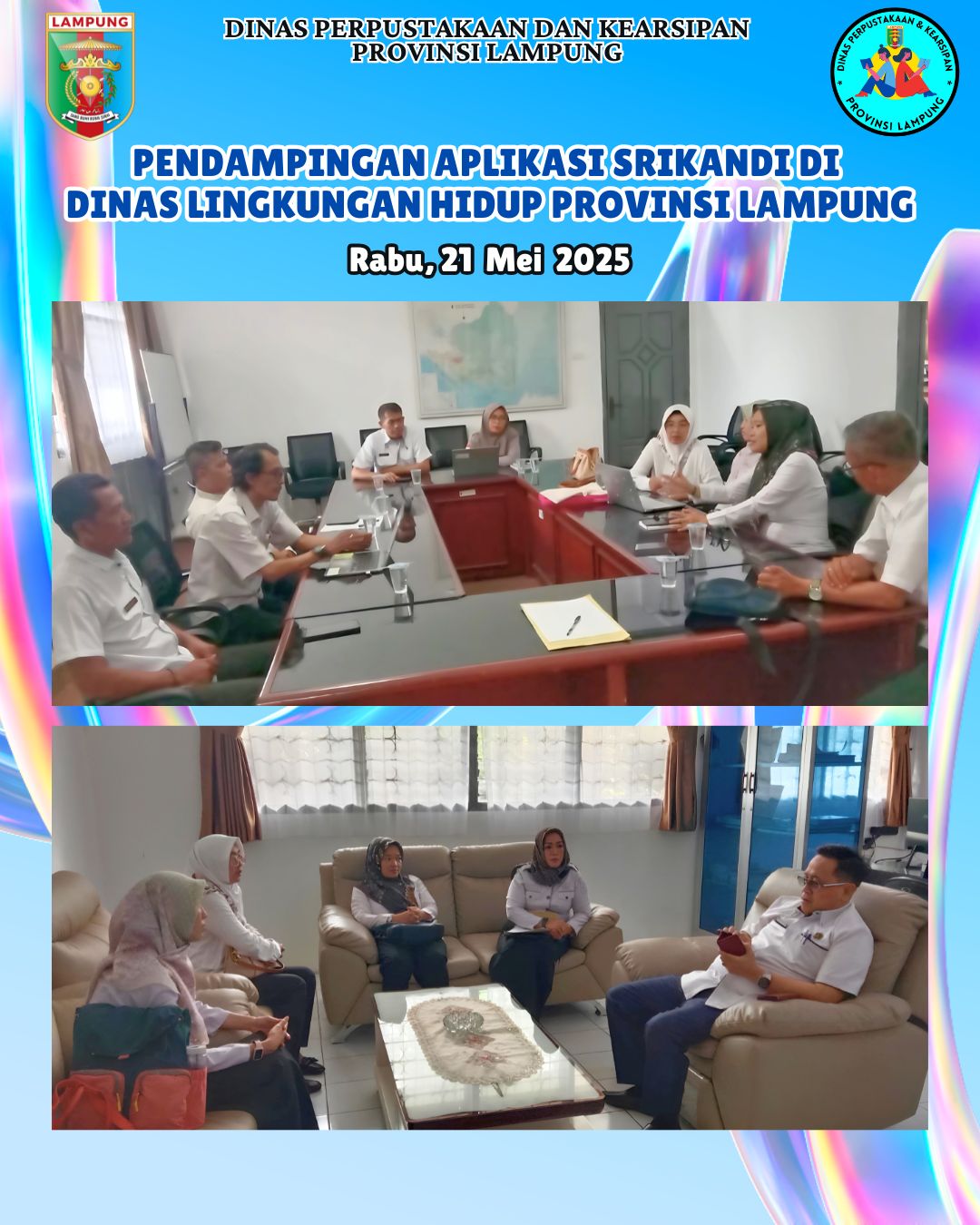 Pendampingan Aplikasi Srikandi di Dinas Lingkungan Hidup Provinsi Lampung